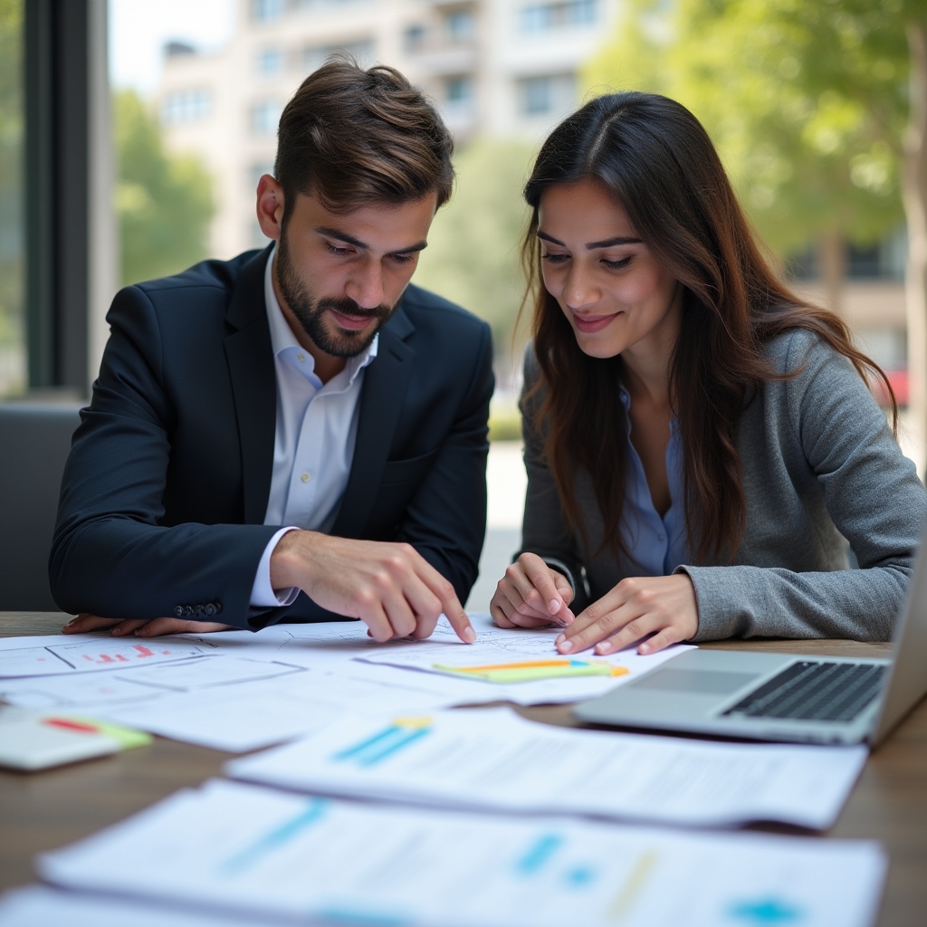 Revisione finale pre-certificazione con documenti e checklist su tavolo